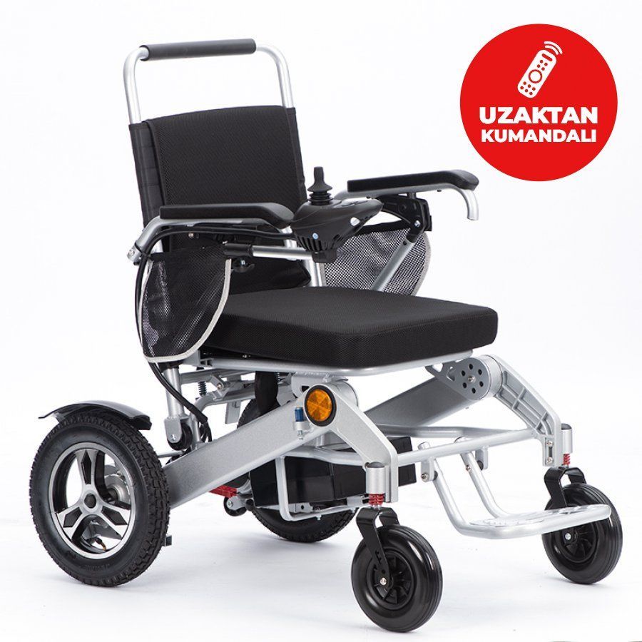 JT-309 Hafif Akülü Tekerlekli Sandalye MDKLCM512 - Görsel 1 (Ön görünüm)