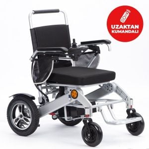 JT-309 Hafif Akülü Tekerlekli Sandalye MDKLCM512 - Görsel 1 (Ön görünüm)
