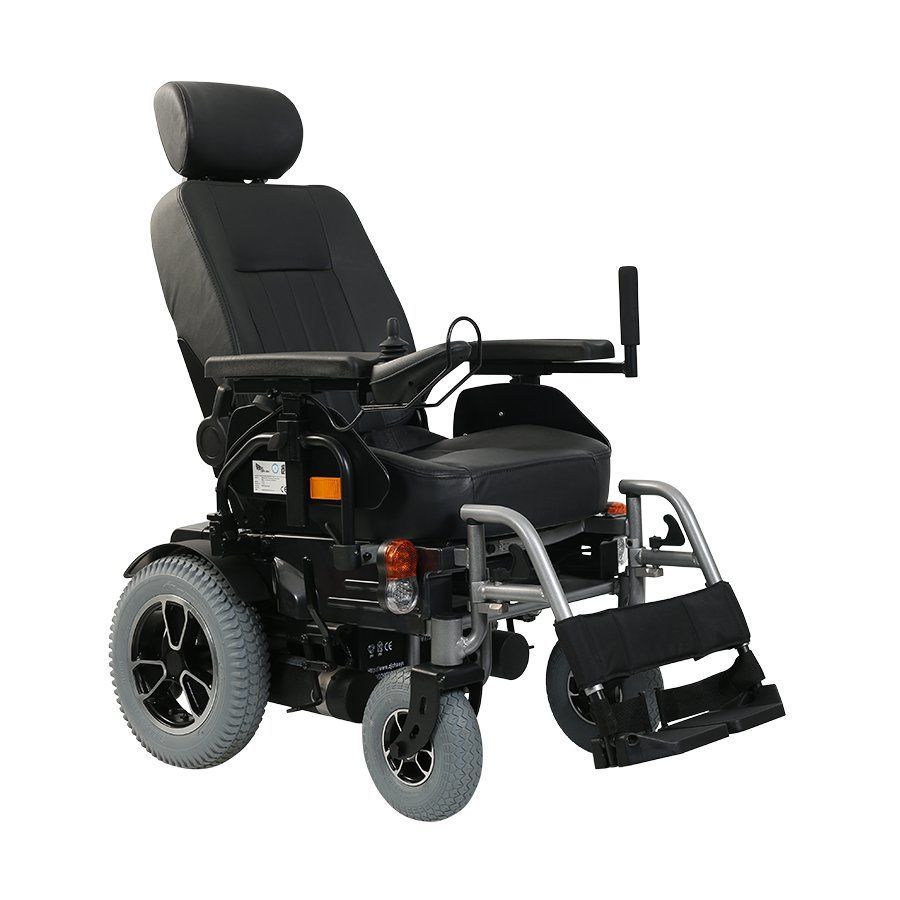 S220 Standart Akülü Tekerlekli Sandalye MDKLCM515 - Görsel 1 (Ön görünüm)