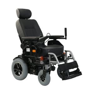 S220 Standart Akülü Tekerlekli Sandalye MDKLCM515 - Görsel 1 (Ön görünüm)