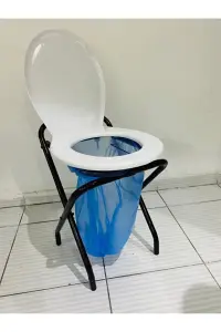 Katlanır hasta klozeti ön görünüm