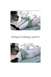 Hasta çevirme süngeri ön görünüm
