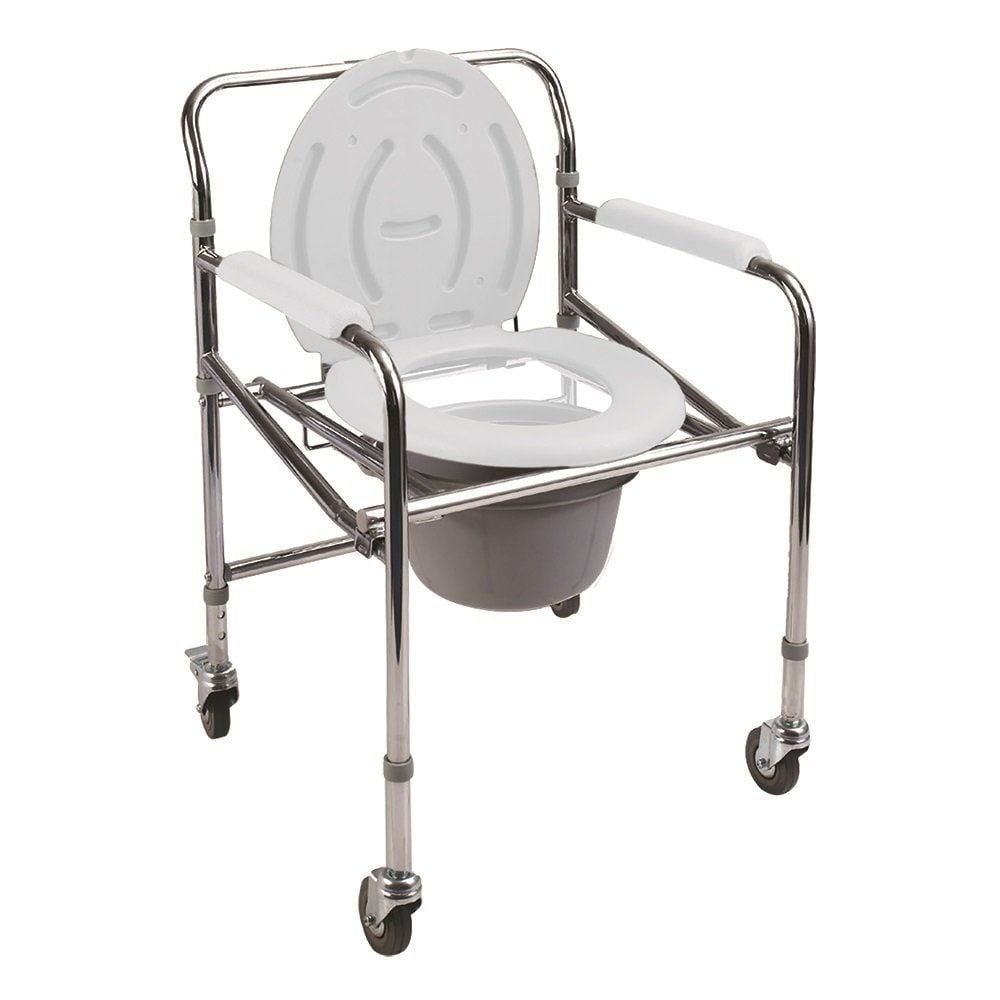 Klozetli Tekerlekli Sandalye P561 Poylin - Medikaltec Klozetli Tekerlekli Sandalye
