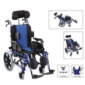 Medikaltec KY958LC-A36 CP Özellikli Pediatrik Tekerlekli Sandalye Medikaltec1477 - Görsel 1 (Ön görünüm)