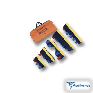 Ambulans ve İlk Yardım İçin 5 Li Set Neo - Medikaltec Ambulans ve İlk Yardım İçin 5 Li Set Neopren Atel Set - Görsel 1