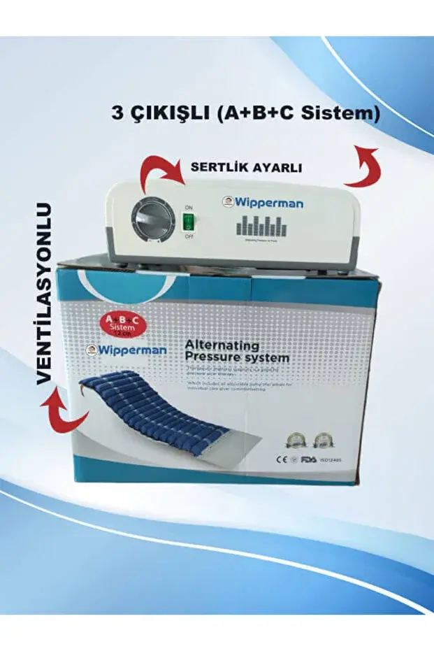 Medikaltec Witra A+b+c Havalı Yatak Ön Görünüm