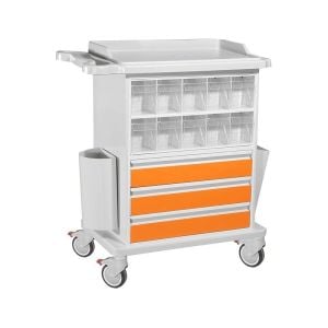 Medikaltec E-258 İlaç ve Pansuman Arabası Medikaltec1480 - Görsel 1 (Ön görünüm)