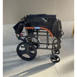Medikaltec  GK863LABJ-12 Jet Black Transfer Alüminyum Tekerlekli Sandalye