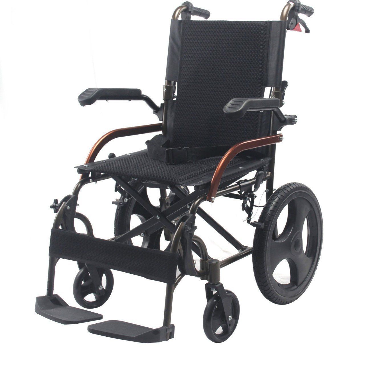 Comfort Plus GK863LABJ-12 Jet Black Tran - Medikaltec GK863LABJ- Jet Black Transfer Alüminyum Tekerlekli Sandalye…