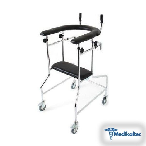 Medikaltec Haraketli Yürüme Cihazı Yetişkin Aksillar Destekli Walker Medikaltec5655 - Görsel 1 (Ön görünüm)