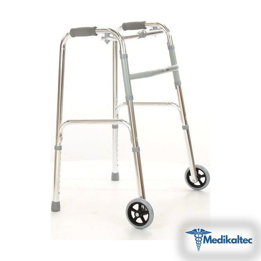 Medikaltec İthal Tekerlekli Walker Hasta Yürüteci Hasta Yürüteci Medikaltec2507 - Görsel 1 (Ön görünüm)