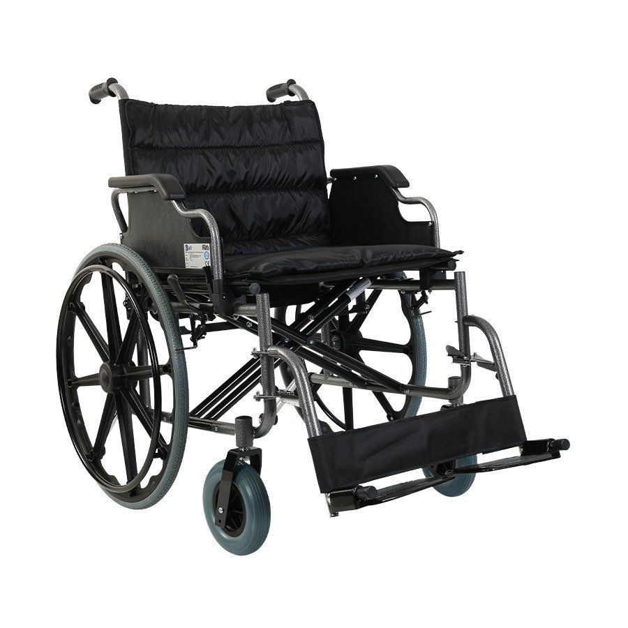 G140 Standart Manuel Tekerlekli Sandalye MDKLCM546 - Görsel 1 (Ön görünüm)