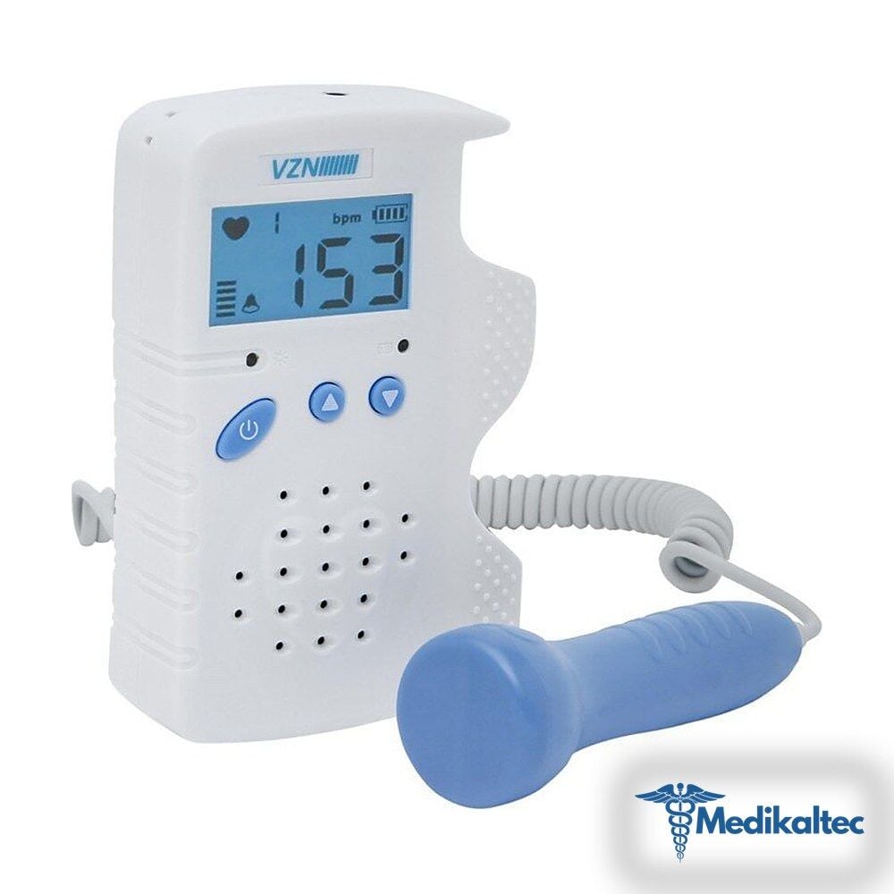 VZN FD-200B fetal doppler cihazı ve kablolu prob
