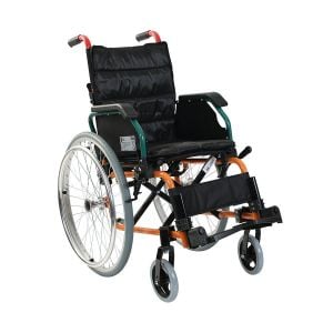 G305 Alüminyum Pediatrik Tekerlekli Sandalye MDKLCM552 - Görsel 1 (Ön görünüm)