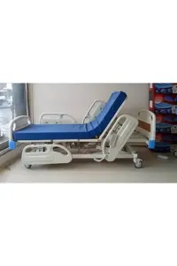 Medikaltec hasta karyolası yatağı ön görünüm