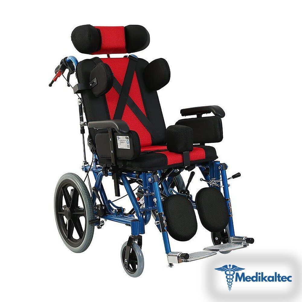 G458C Pediatrik Tekerlekli Sandalye MDKLCM555 - Görsel 1 (Ön görünüm)