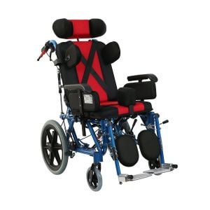 G458C Pediatrik Tekerlekli Sandalye MDKLCM555 - Görsel 1 (Ön görünüm)