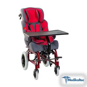 G468 Pediatrik Cerebral Palsy Tekerlekli Sandalye MDKLCM556 - Görsel 1 (Ön görünüm)