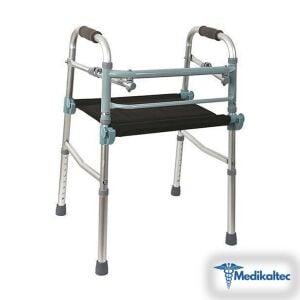 Oturaklı Walker PR-449 Alüminyum Aliminy - Medikaltec Oturaklı Walker Alüminyum Medikaltec8107 - Görsel 1 (Ön görünüm)