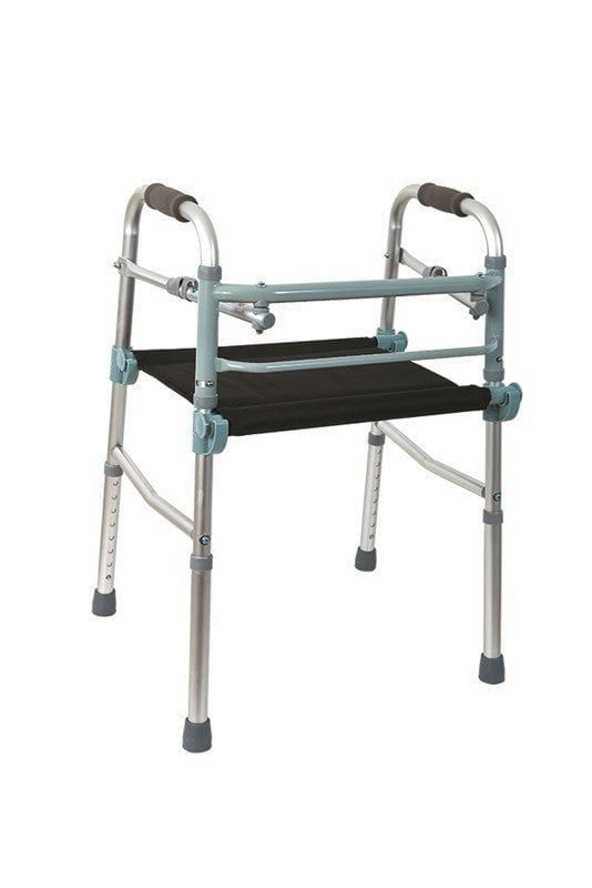 Oturaklı Walker PR-449 Alüminyum Aliminy - Medikaltec Oturaklı Walker Alüminyum Medikaltec8107 - Görsel 1 (Ön görünüm)