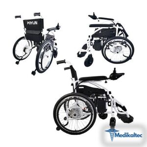 Poylin p200E Akülü Sandalye100 kg taşıma - Medikaltec p200E Akülü Sandalye Medikaltec8110 - Görsel 2 (Ön görünüm)