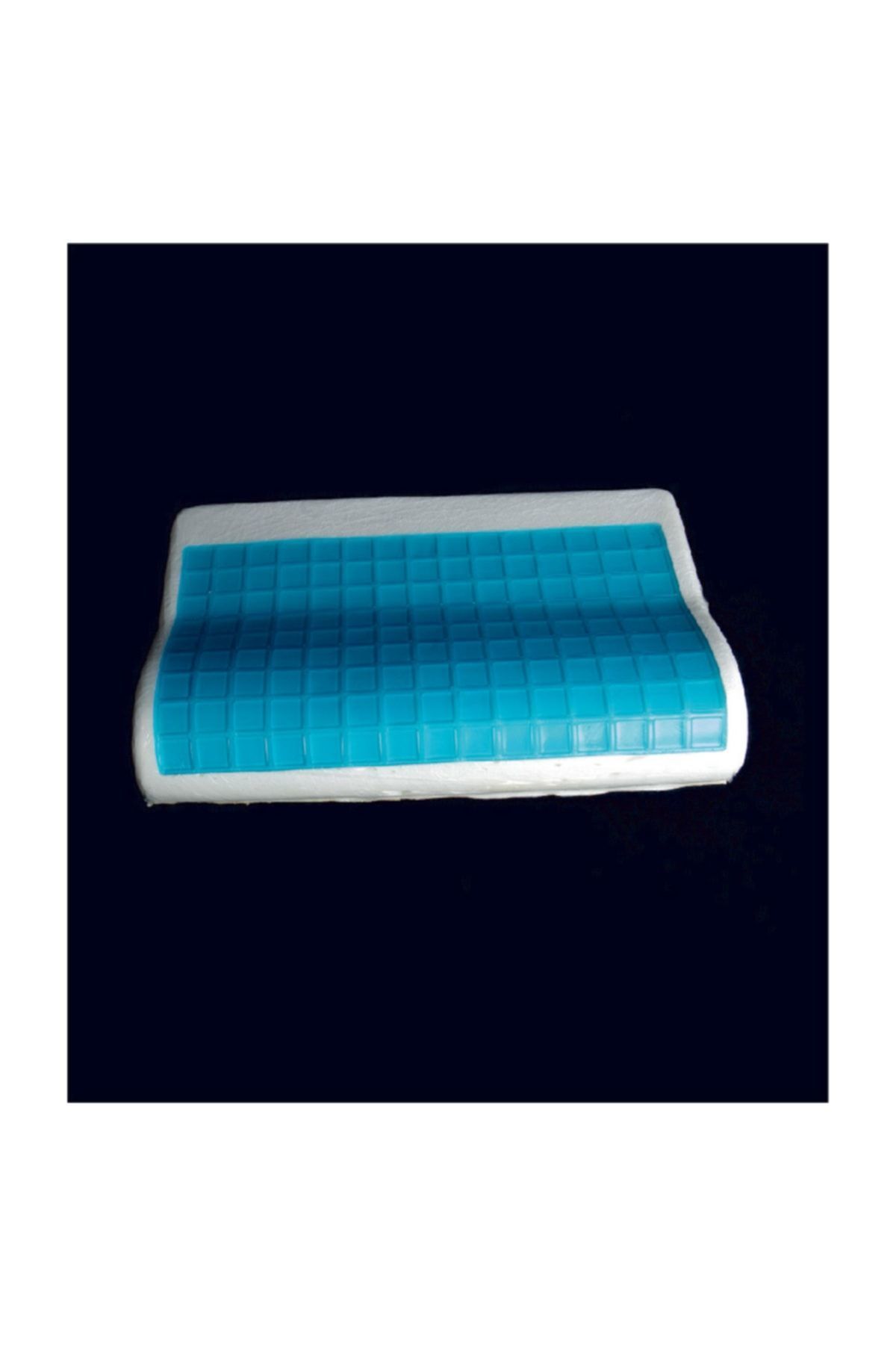 Medikaltec Ortopedik Jelli Visko Boyun Yastığı (57*37*11 Cm) Medikaltec4526 - Görsel 1 (Ön görünüm)