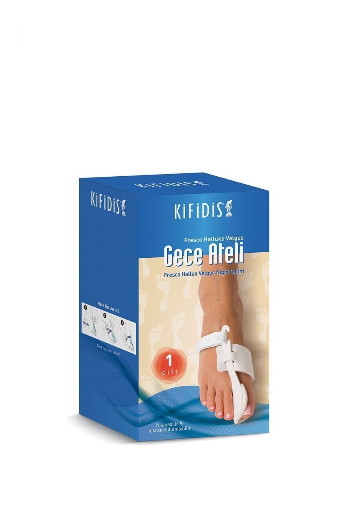 Medikaltec - F-20 Halluks Valgus Gece Ateli Std -l Beden Medikaltec3526 - Görsel 1 (Ön görünüm)