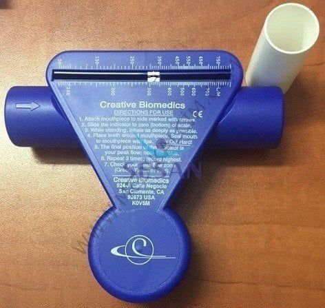 PeakFlowmetreExpiRitehem hastanın, hem d - Medikaltec PeakFlowmetre Medikaltec6985 - Görsel 1 (Ön görünüm)