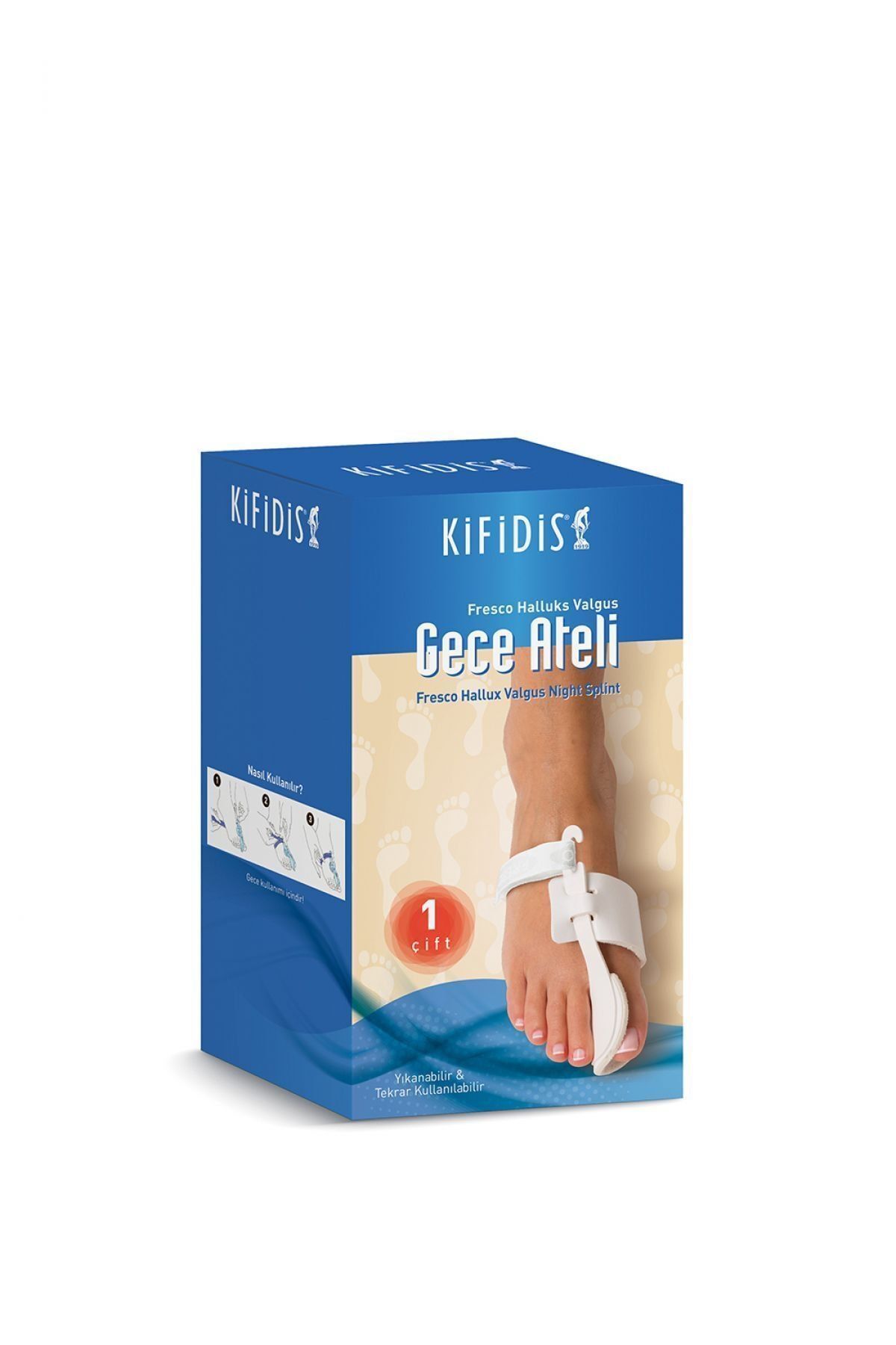 Medikaltec F-20 Halluks Valgus Gece Ateli Std S Beden
