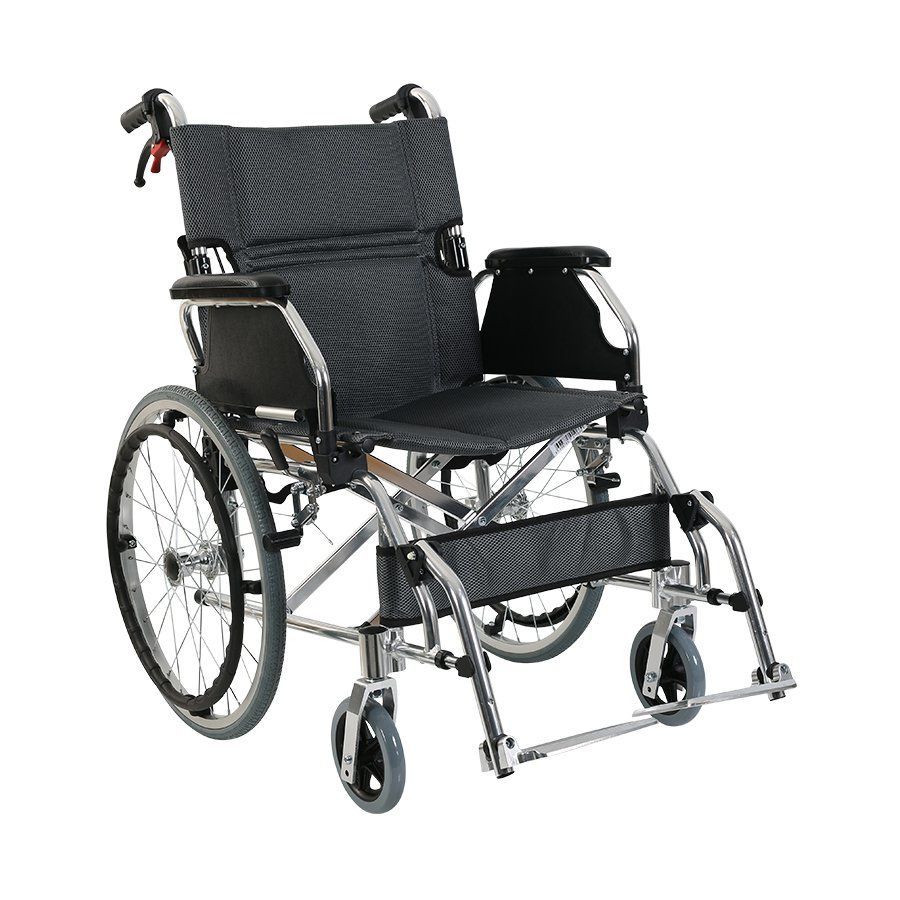 G605 Alüminyum Tekerlekli Sandalye MDKLCM569 - Görsel 1 (Ön görünüm)