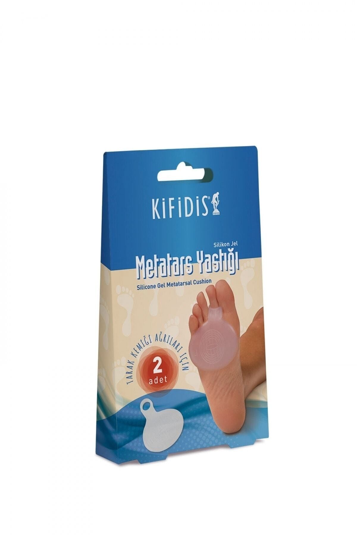 Medikaltec Silikon Jel Metatars Yastığı Std Medikaltec3539 - Görsel 1 (Ön görünüm)