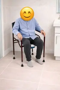 Medikaltec hasta tuvaleti sandalyesi detay görünüm