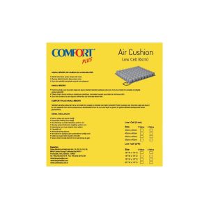 Medikaltec Havalı Oturma Minderi 40 x 40 x 6 cm (Medikaltec536) - Görsel 2 (Ön görünüm)