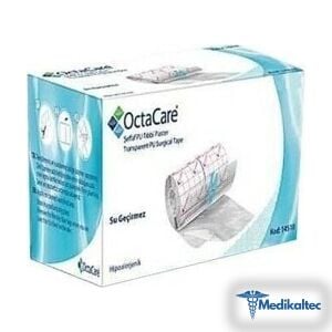 Medikaltec 14110 Şeffaf PU Tıbbi Su Geçirmez Flaster 10mx10cm Medikaltec1545 - Görsel 1 (Ön görünüm)
