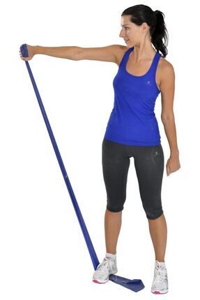 Medikaltec Pilates & Yoga EgzersizBandı  - Medikaltec Pilates & Yoga EgzersizBandı , Theraband Mavi Renk(güçlü) 1.5 Mt