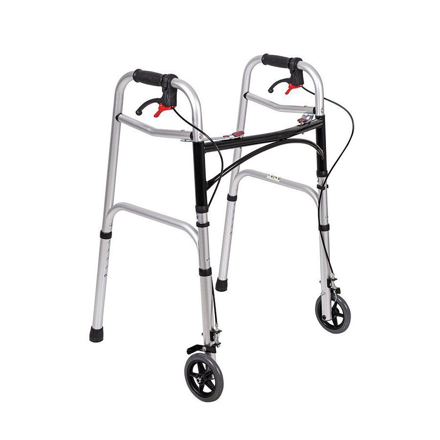 PR-450 Alüminyum Frenli Walker MDKLCM601 - Görsel 1 (Ön görünüm)