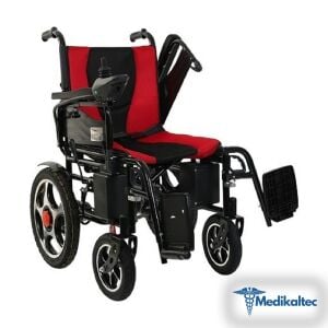 Medikaltec Jetty JT-99 Katlanabilir Akülü Tekerlekli Sandalye - Görsel 1