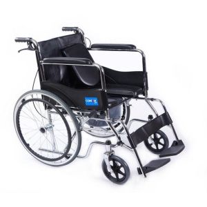 Medikaltec Tuvaletli Tekerlekli Sandalye Hasta Tuvaleti Olan Medikaltec5731 - Görsel 2 (Ön görünüm)