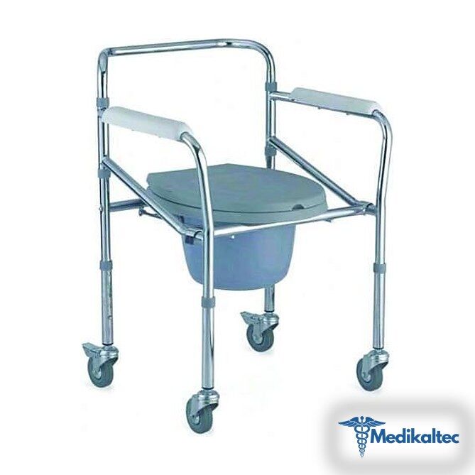 Medikaltec Klozetli Tekerlekli Sandalye Banyo AS696 Medikaltec5738 - Görsel 1 (Ön görünüm)