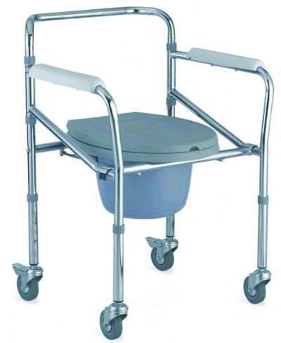 Medikaltec Klozetli Tekerlekli Sandalye Banyo AS696 Medikaltec5738 - Görsel 1 (Ön görünüm)