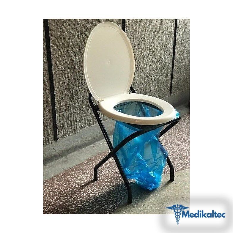 Medikaltec Portatif Hasta Wc Medikaltec1558 - Görsel 1 (Ön görünüm)