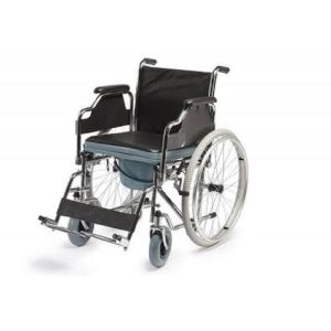 Klozetli Tekerlekli Sandalye Leo 280 Leo - Medikaltec Klozetli Tekerlekli Sandalye Medikaltec7038 - Görsel 2 (Ön görünüm)