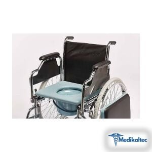 Klozetli Tekerlekli Sandalye Leo 280 Leo - Medikaltec Klozetli Tekerlekli Sandalye Medikaltec7038 - Görsel 1 (Ön görünüm)