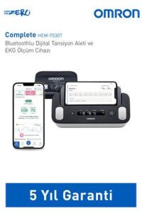 Medikaltec Complete Akıllı Tansiyon Aleti Ekg Bir Arada Evde Hipertansiyon Takip Ve Taraması Hem-7530t-e
