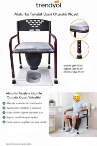Medikaltec Alaturka Tuvalet Üzeri Oturaklı Klozet ambalaj görünümü