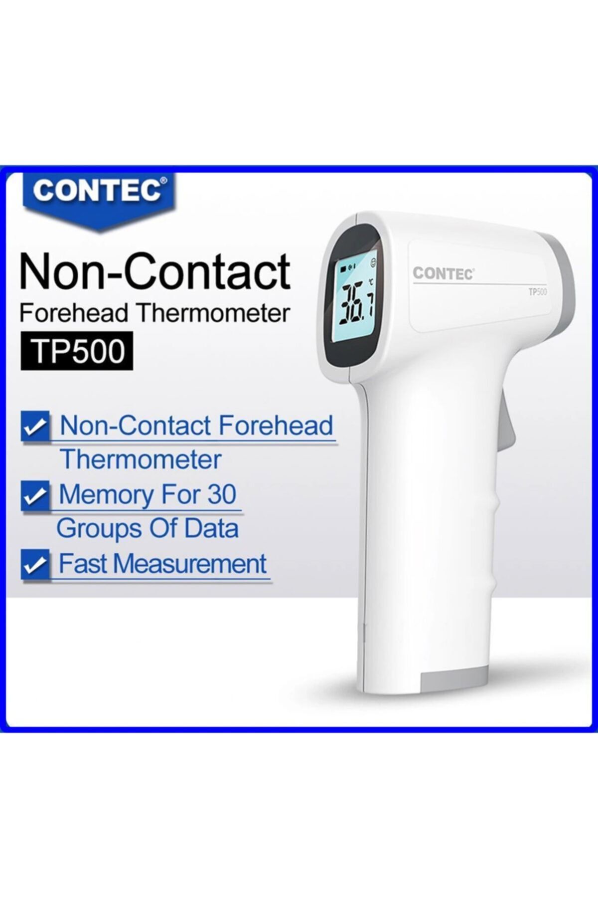 Medikaltec Tp500 Temassız Ateş Ölçer Termometre Medikaltec3573 - Görsel 1 (Ön görünüm)