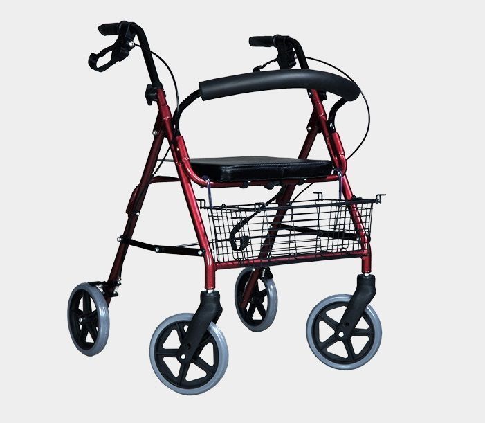 Medikaltec  347R Oturmalı Rollator Ayak Pedalli