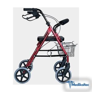 Medikaltec 347R Oturmalı Rollator Ayak Pedalli Medikaltec4575 - Görsel 2 (Ön görünüm)