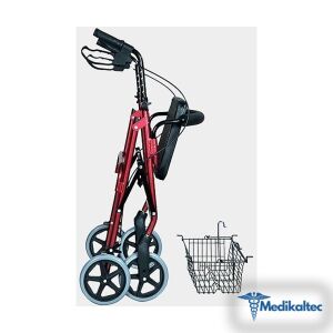 Medikaltec 347R Oturmalı Rollator Ayak Pedalli Medikaltec4575 - Görsel 3 (Ön görünüm)