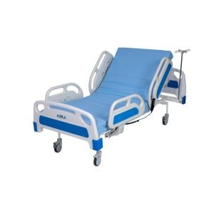 AZKA DFA1 Dual Motorlu ABS Korkuluklu Ekonomi̇k Hasta Karyolası MDKLCM619 - Görsel 1 (Ön görünüm)